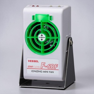 VESSEL F-6BF Mini Fan Ionizer Static Eliminator Low Airflow Benchtop ESD Control