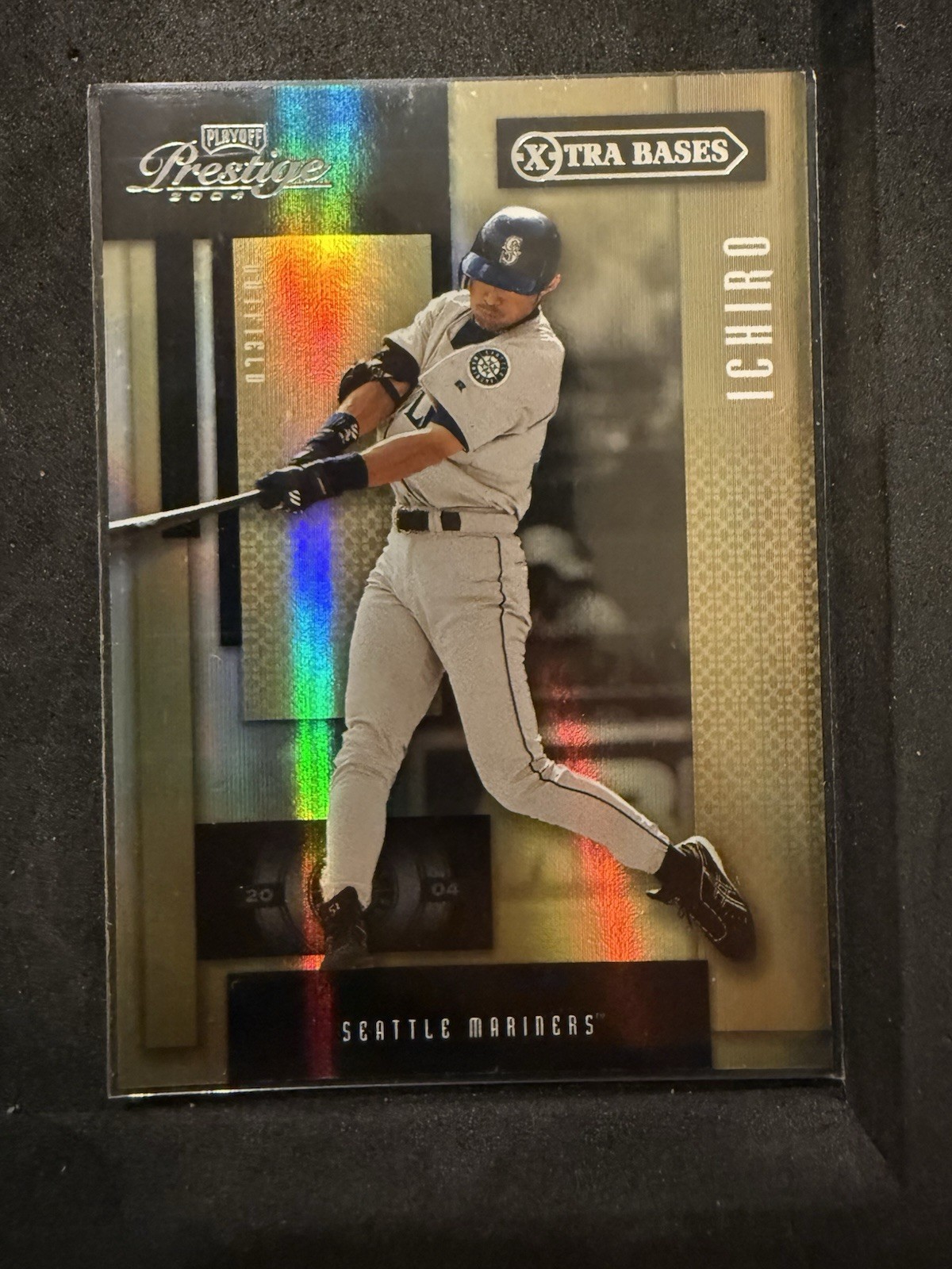 2004 Playoff Prestige Ichiro Suzuki Xtra Bases Parallel #175 /75 Mariners HOF