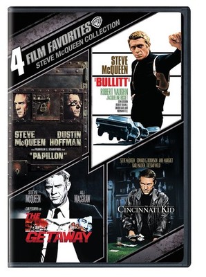 4 Film Favorites: Steve McQueen (Bullitt, The Cincinnati Kid, The Getaway: D...
