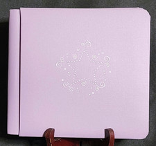 Creative Memories Lavender Scrapbook Album 7x7 Star Design Made in USA