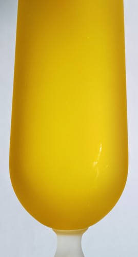 Empoli, Tall Vintage Italian Satinato Glass Jar & Cover - Bild 8 von 13