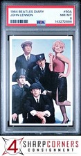 1964 BEATLES DIARY #50A JOHN LENNON PSA 8