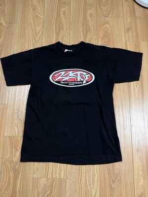 VTG ZZ Top Rhythmeen Brand T Shirt Medium Black 90s USA Made Concert BFD