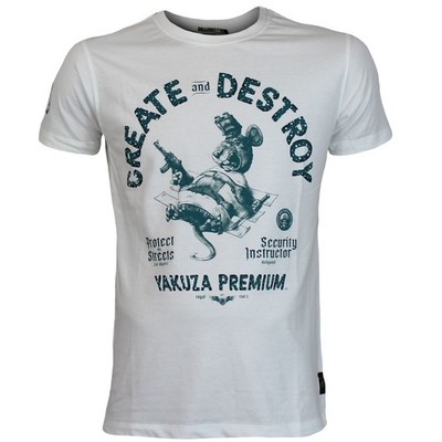 Yakuza Premium Herren T-Shirt 3701 natur weiß in Größe S bis 5XL