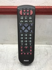 RCA Universal Remote Control CRK74AA3 TV Sat Cable VCR 1  2 Audio TESTED Clean