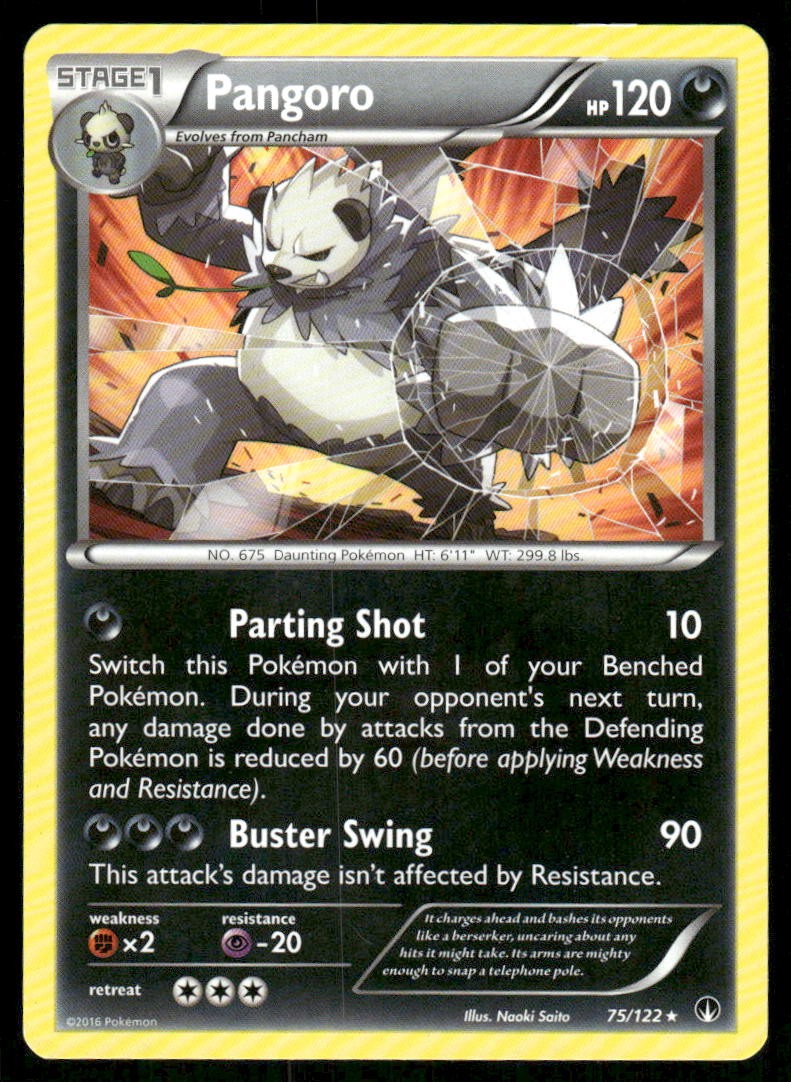 Pangoro XY - BREAKpoint [75/122] Rare NM Pokemon