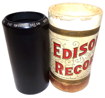 EDISON 2m CYLINDER PHONOGRAPH RECORD #8878 , '' THE DARKIES DREAM ''