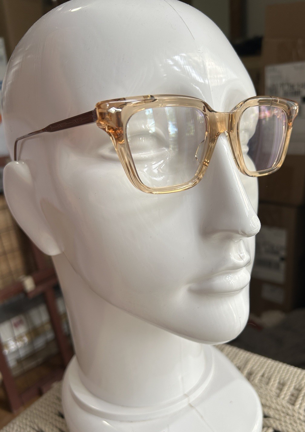 Jacques Marie Mage Clyfford Sand New Optical Frames With Demo Lenses #396/400