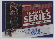 2020-21 Donruss Optic Signature Series Purple Prizm Chandler Hutchison Auto e3n