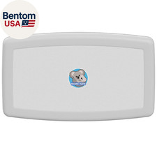 Surface-Mounted Horizontal Baby Changing Station, Model KB300-05 White Granite 