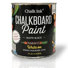 Premium Matte Black Chalkboard Paint Walls Wood Furniture Crafts Supplies