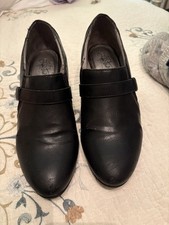 LifeStride Soft System Black Heels 9