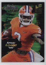 2021 Wild Card Alumination Light Show Holo-Lux Green 88/225 Amari Rodgers uk2