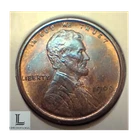 1909 P  BN UNC Lincoln Wheat cent Red shows through nice Strike and bloom M10