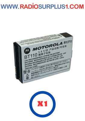 1 x Motorola Original PMNN4578A Lithium 2500Mah Battery DTR600/700 TLK100/110