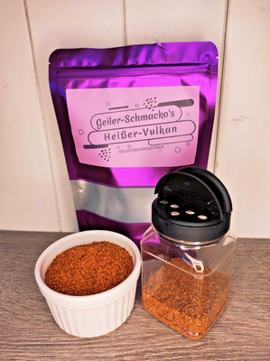 Grillgewürz/Grillwürzmischung  Geiler-Schmacko`s   Heißer- Vulkan 250g  10,99 