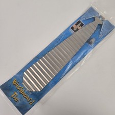 On The Wall Washboard Tie, 24-Gauge Rippled Stainless Steel, New / Sealed