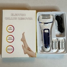 ELECTRIC CALLUS REMOVER  LED Display,Body Washable,Replaceable Grinding Head 