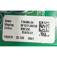 W10312695 Whirlpool Refrigerator Control Board 2