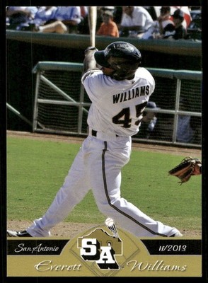 2013 Grandstand San Antonio Missions EVERETT WILLIAMS RC PADRES AUSTIN TX