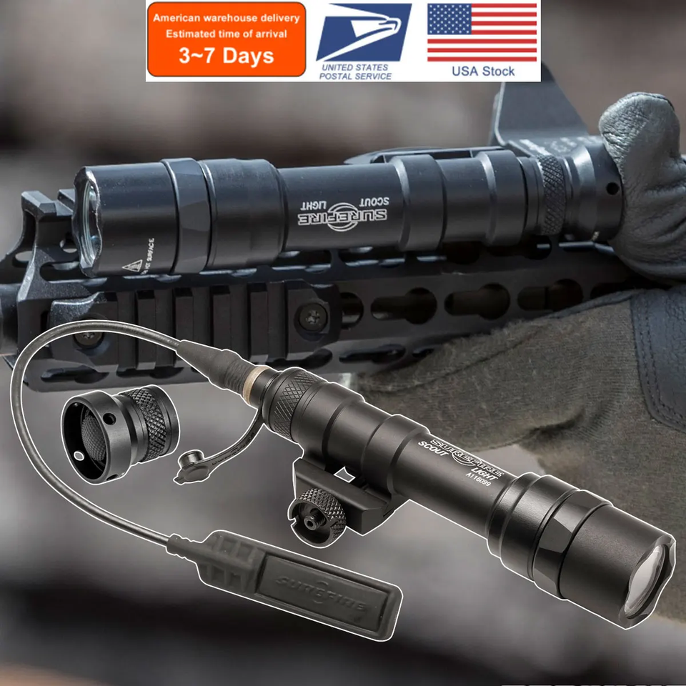 Lampe SureFire M600 Scout Light – Ultra LED – Noir – Fabriquée Au Japon