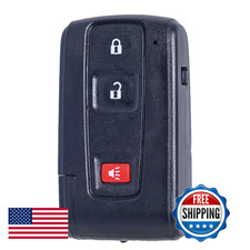 Supaland Key Fob Fits For Toyota Prius 2004-2009 For Silver Logo Only 2Nd Gen