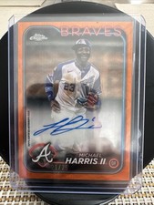 2024 Topps Chrome Michael Harris II Auto Orange /25