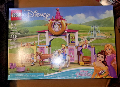 Lego Disney 43195 BELLE and RAPUNZEL'S ROYAL STABLES Princess New Box Damage
