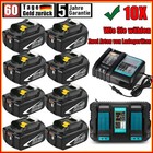 Für Makita Ersatzakku 18V 5Ah 6Ah BL1850B BL1830 BL1860B BL1890 Ladegerät LXT DE