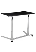 Flash Furniture Stand Up and Sit Down Computer Desk Black