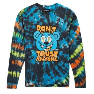 REASON CLOTHING Storm Eye Tie-Dye Long Sleeve New With Tags