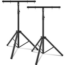 2 Pcs DJ Light Stand Adjustable 35-63 Inch Heavy Duty Par Can Tripod T-bar St...