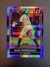 Alex Rodriguez - 2016 Panini Donruss Stat Line Career #/500 #136, Yankees