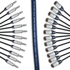 Van Damme & Neutrik Stage Snake. 2 4 8 12 16 Way Loom Cable TRS Jack to Male XXX