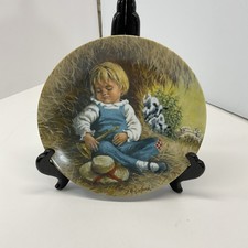 Reco Little Boy Blue Collector's Plate, 1980, MIB, COA