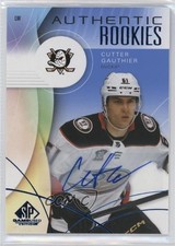 2024-25 Upper Deck SP Game Used Authentic Rookies Blue Cutter Gauthier Auto 9px