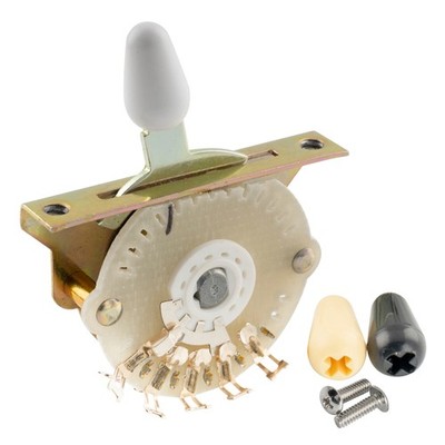 Oak-Grigsby 4 Way Pickup Selector Blade Lever Steel Switch For Strat Tele Guitar