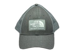 Gorra de béisbol gris North Face malla ajustable Snapback sombrero de camionero