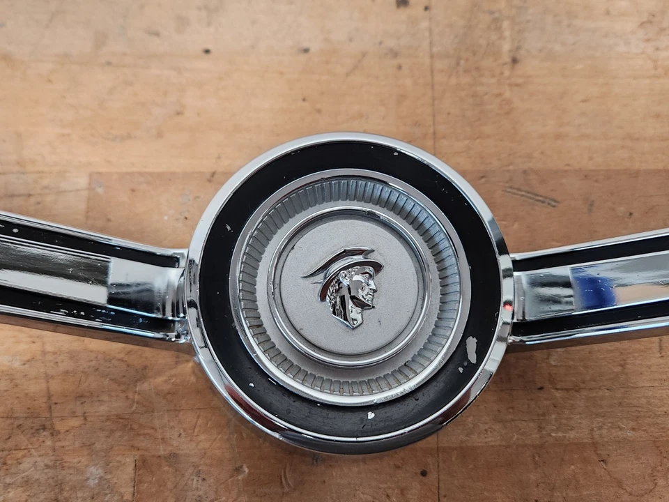 1965 Mercury Comet Cyclone Caliente  Steering Wheel Horn Button Bar Original OEM - Image 4 of 4