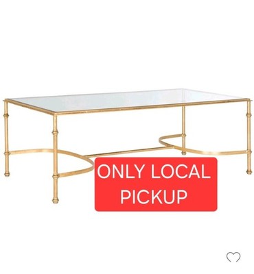    57#2 Lucille Coffee Table - Gold/Glass Safavieh 