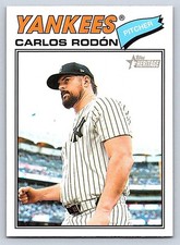 CARLOS RODON  YANKEES   2026 TOPPS HERITAGE SP #385