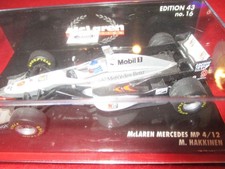 MINICHAMPS 1/43 McLAREN MERCEDES MP 4/12 M.HAKKINEN PAUL'S MODELART MORE LISTED