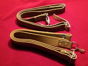 Lot of 2 SKS AK Canvas Rifle Slings one looks to be Russian Military maker stamp