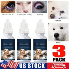 Eye Drops for Pets Bacterial,Viral and Fungal & Infections Dog Cat Treatment US