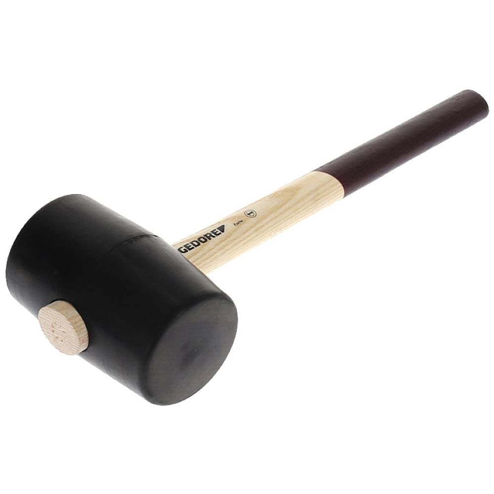 Maillet en caoutchouc Gedore 226 E-4 de 1150g avec manche robuste en frêne de 380 mm