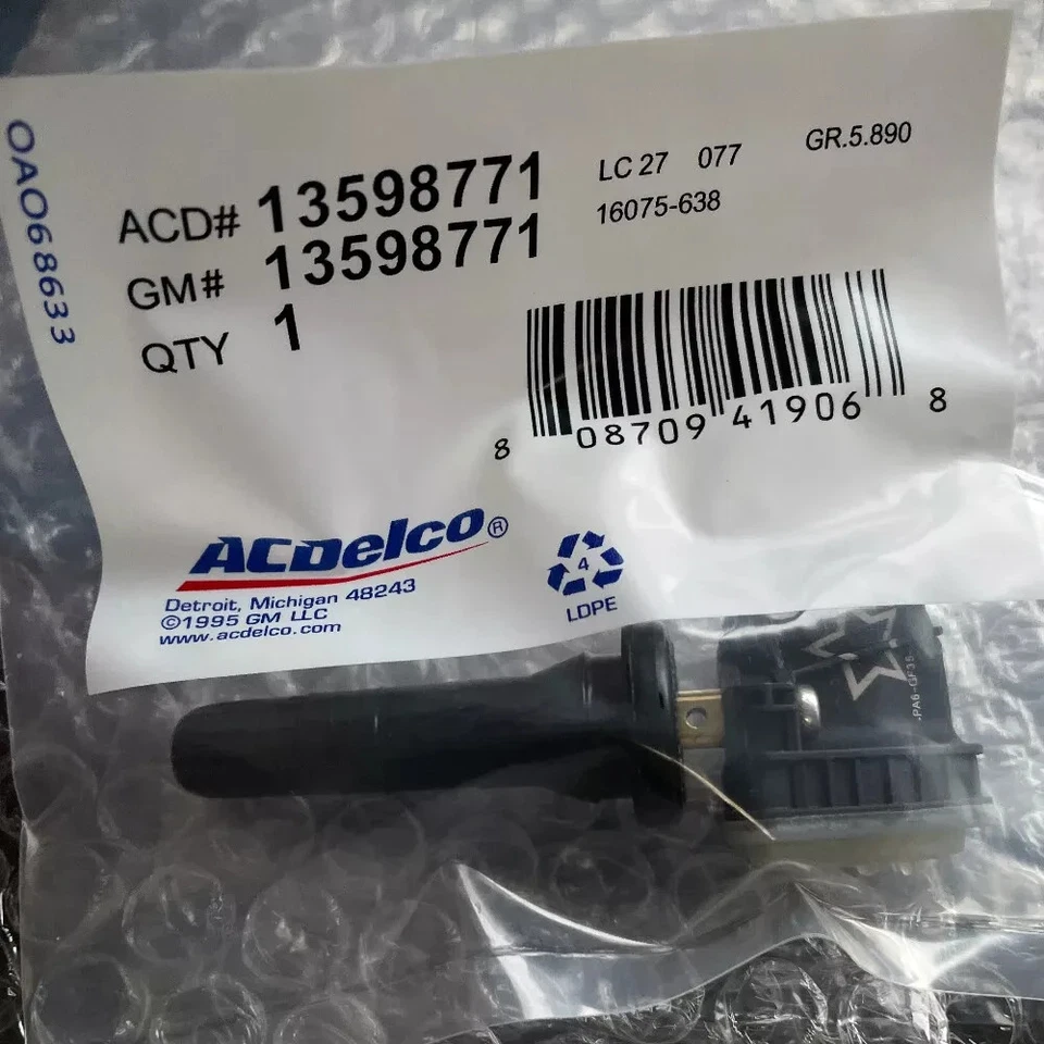 4Pcs GENUINE TPMS TIRE PRESSURE SENSOR OEM 13598771 For BUICK CADILLAC CHEVROLET - Image 4 of 4