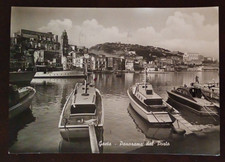 Cartolina Gaeta(LT) Panorama dal Porto Animata e Viaggiata nel 1960