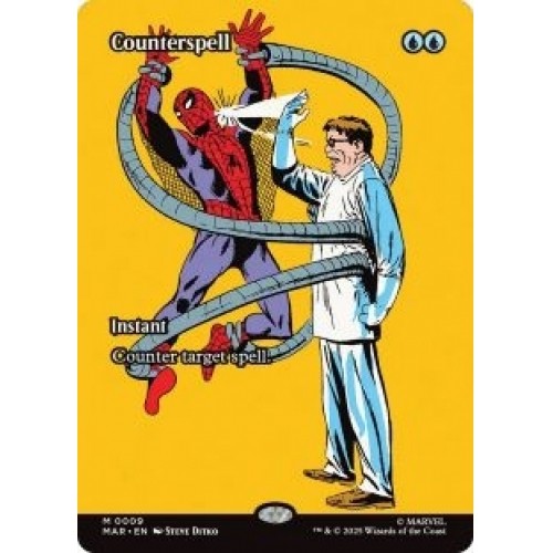COUNTERSPELL (BORDERLESS) Marvel Universe Magic MTG MINT CARD | eBay