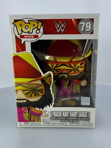Funko POP! WWE Macho Man Randy Savage #79 Vinyl Figure DAMAGED BOX SEE PICS