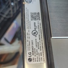 LG LDFC2423V Built-In Integrated Dishwasher Stainless Steel Extra Dry Flex Zone 6